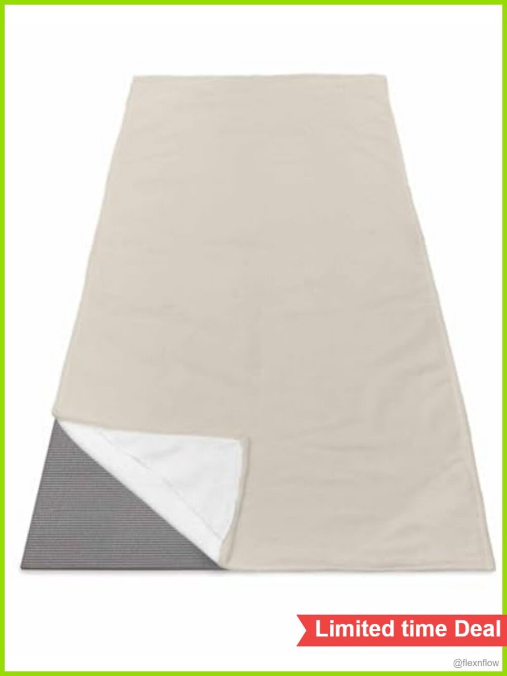 Microfiber Yoga Mat Towel Non Slip 26x70 with Corner Pockets